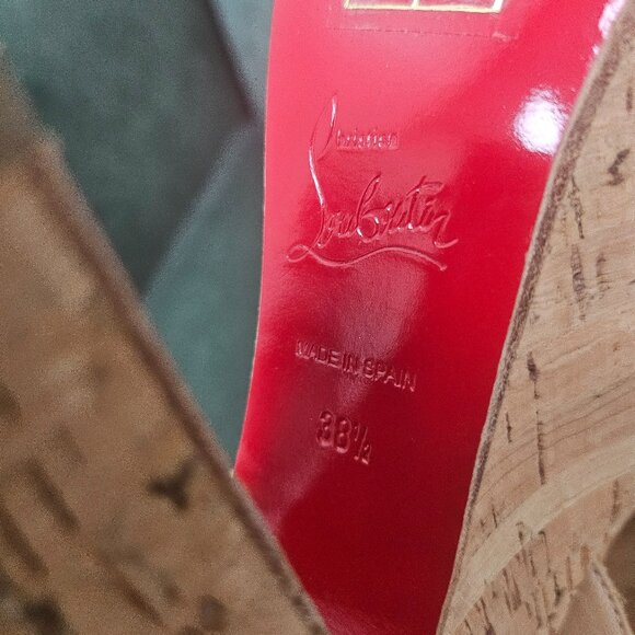 Christian Louboutin Dombasle Heels Size 38.5 - Picture 5 of 11
